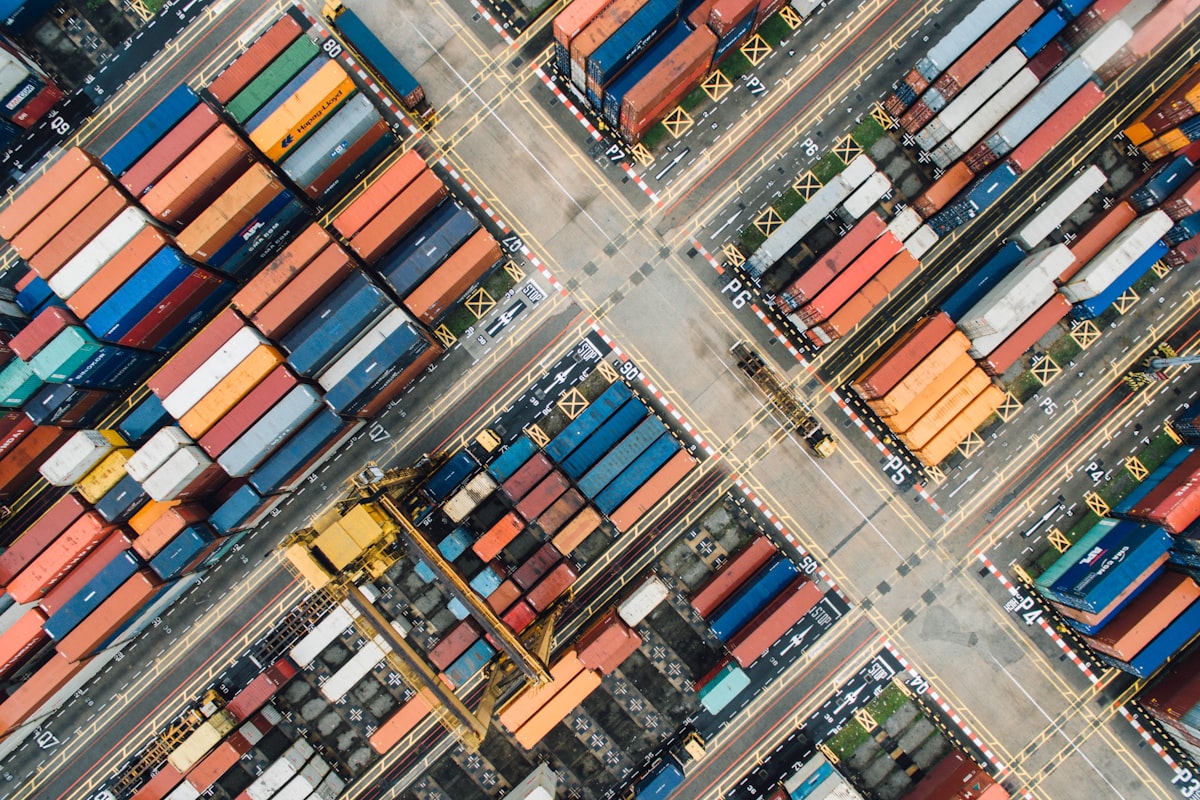 A warehouse and wholesale logistics environment.